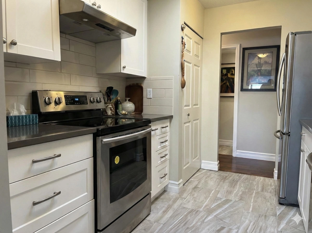 Living Room Photo of 302 1354 Winter Street, White Rock, BC