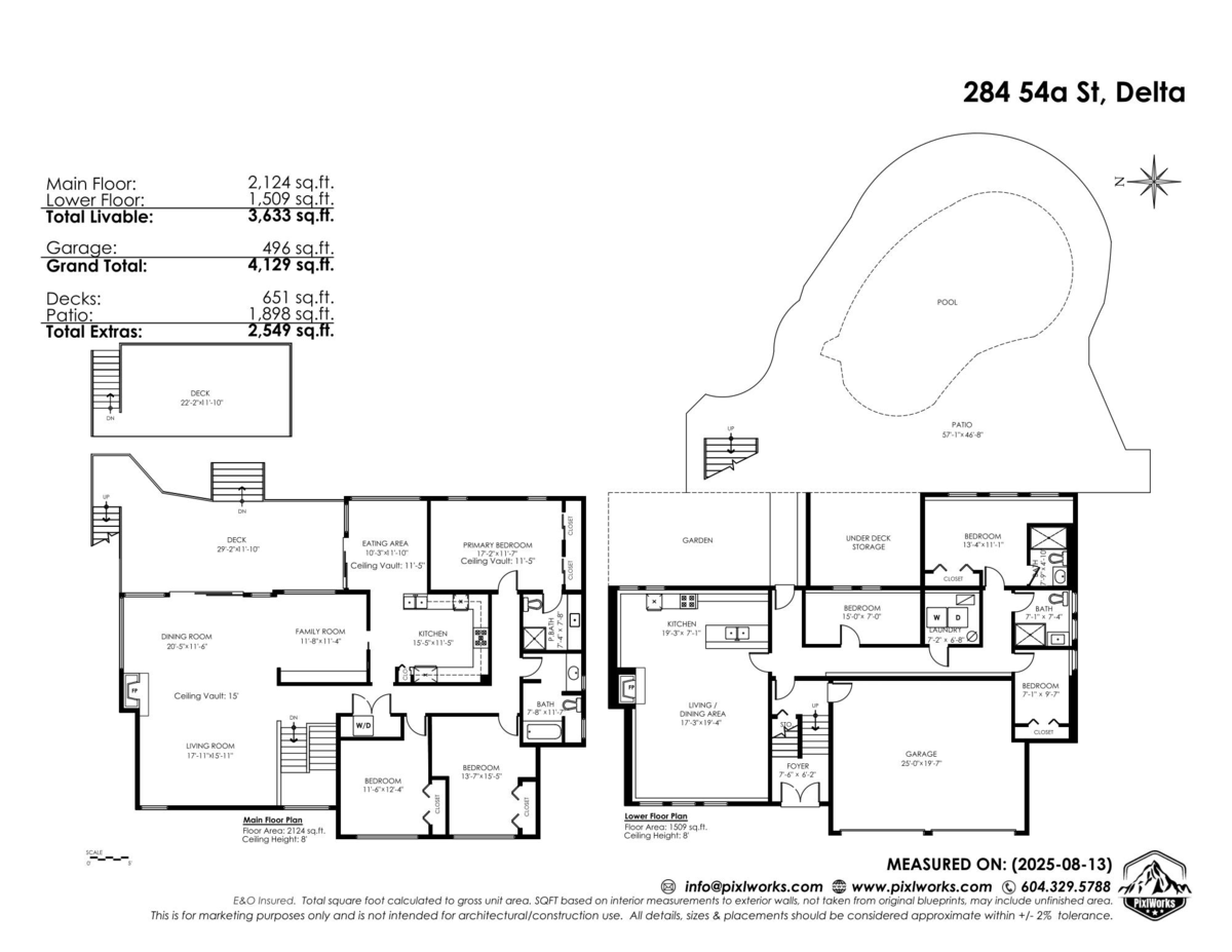 Swimming Pool Photo of 284 54a Street, Delta, BC