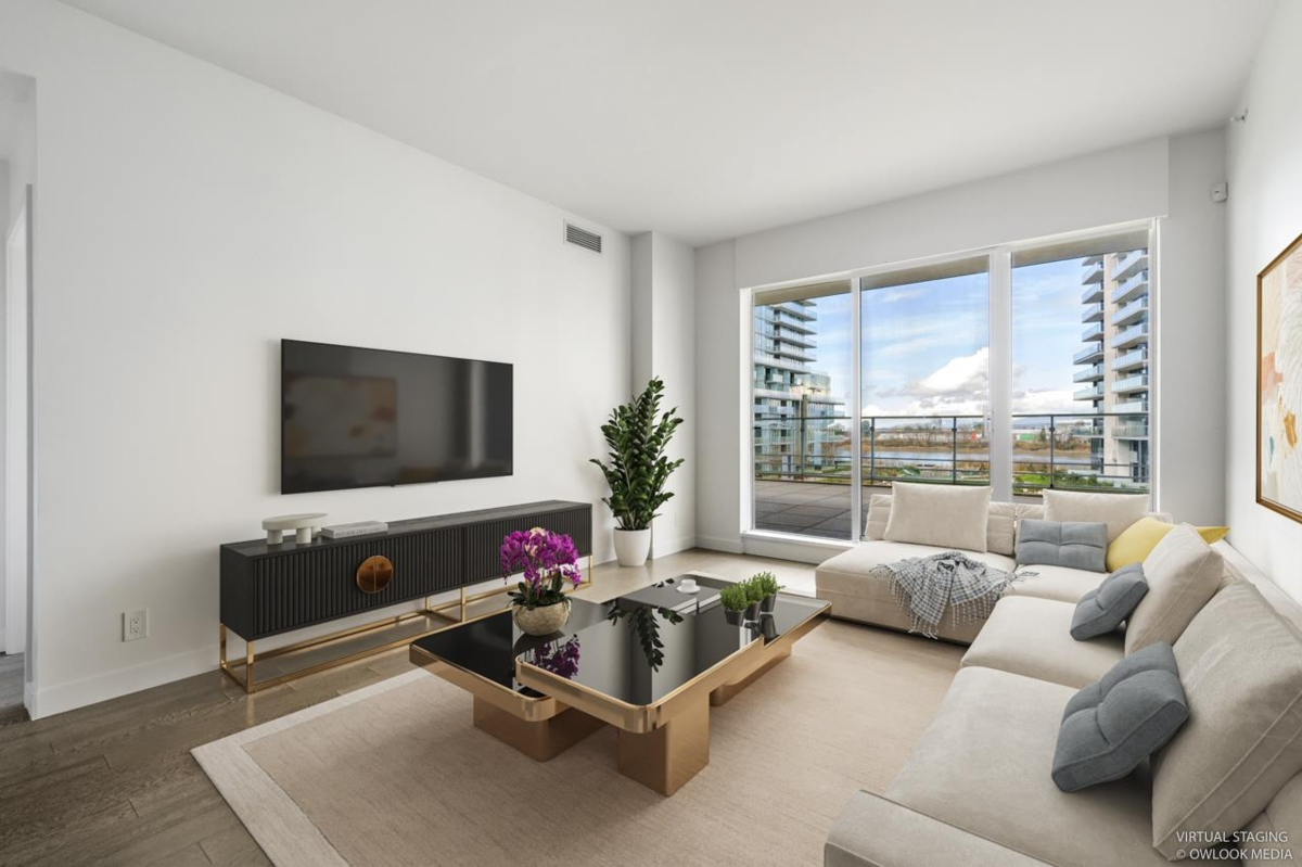 Living Room Photo of 305 6688 Pearson Way, Richmond, BC