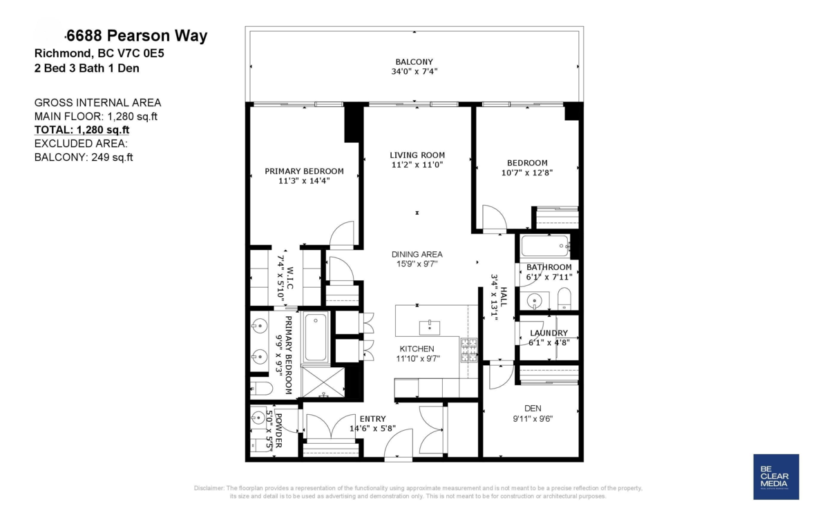 Outdoor Deck Photo of 305 6688 Pearson Way, Richmond, BC