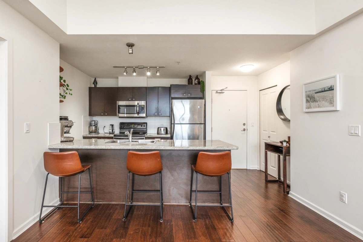 Kitchen Island Photo of 401 18755 68 Avenue, Surrey, BC
