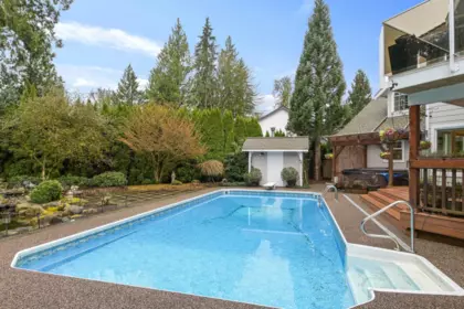 Aerial View of 9740 210 Street, Langley, BC