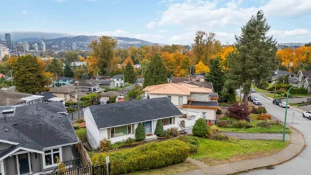 Aerial View of 4037 Nithsdale Street, Burnaby, BC