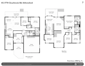 Aerial View of 2 3770 Clearbrook Road, Abbotsford, BC
