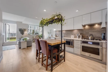 Kitchen Photo of 505 3451 Sawmill Crescent, Vancouver, BC