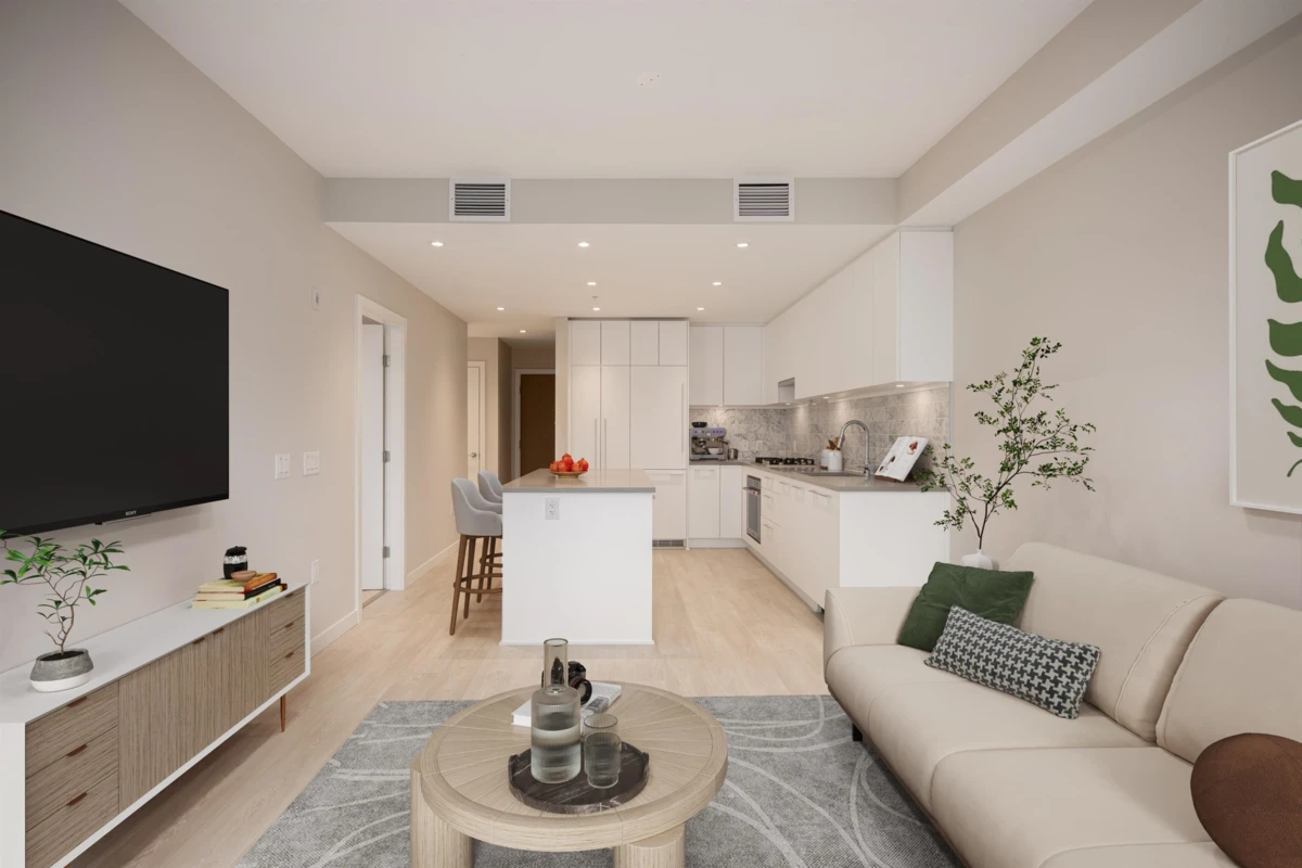 Family Room Photo of 414 110 E 17th Street, North Vancouver, BC