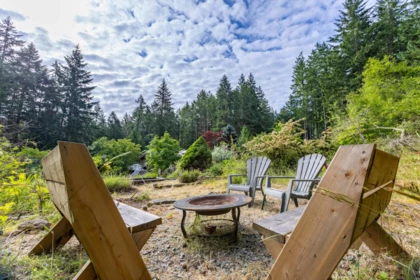 Aerial View of 211 Morgan Road, Galiano Island, BC