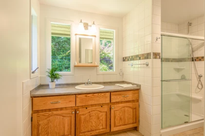 Powder Room Photo of 211 Morgan Road, Galiano Island, BC