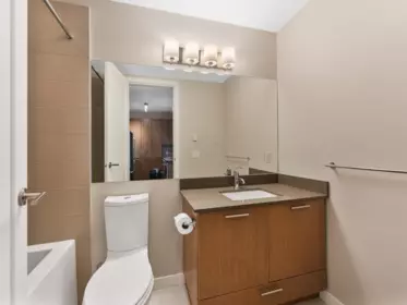 Basement Recreation Room Photo of 208 215 Brookes Street, New Westminster, BC
