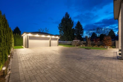 Aerial View of 5720 Woodwards Road, Richmond, BC