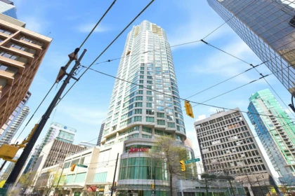 Outdoor Deck Photo of 3405 1111 W Pender Street, Vancouver, BC