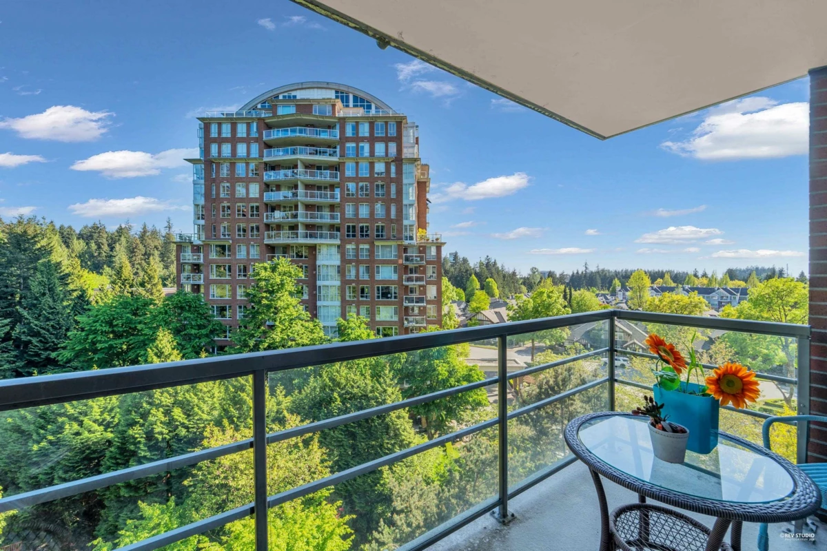 Exterior Rear Photo of 707 5639 Hampton Place, Vancouver, BC