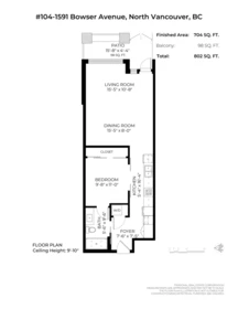 Entry Foyer Photo of 104 1591 Bowser Avenue, North Vancouver, BC
