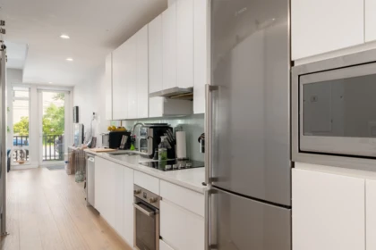Kitchen Island Photo of 104 1591 Bowser Avenue, North Vancouver, BC