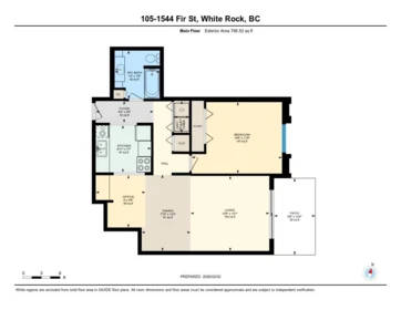 Basement Recreation Room Photo of 105 1544 Fir Street, White Rock, BC