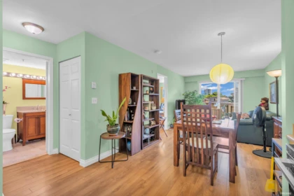 Kitchen Island Photo of 202 3624 Fraser Street, Vancouver, BC