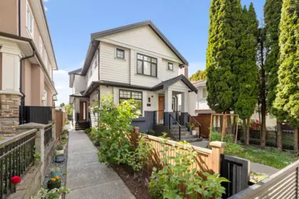 Aerial View of 5867 Battison Street, Vancouver, BC