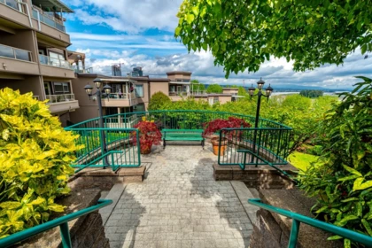 Aerial View of 403 78 Richmond Street, New Westminster, BC