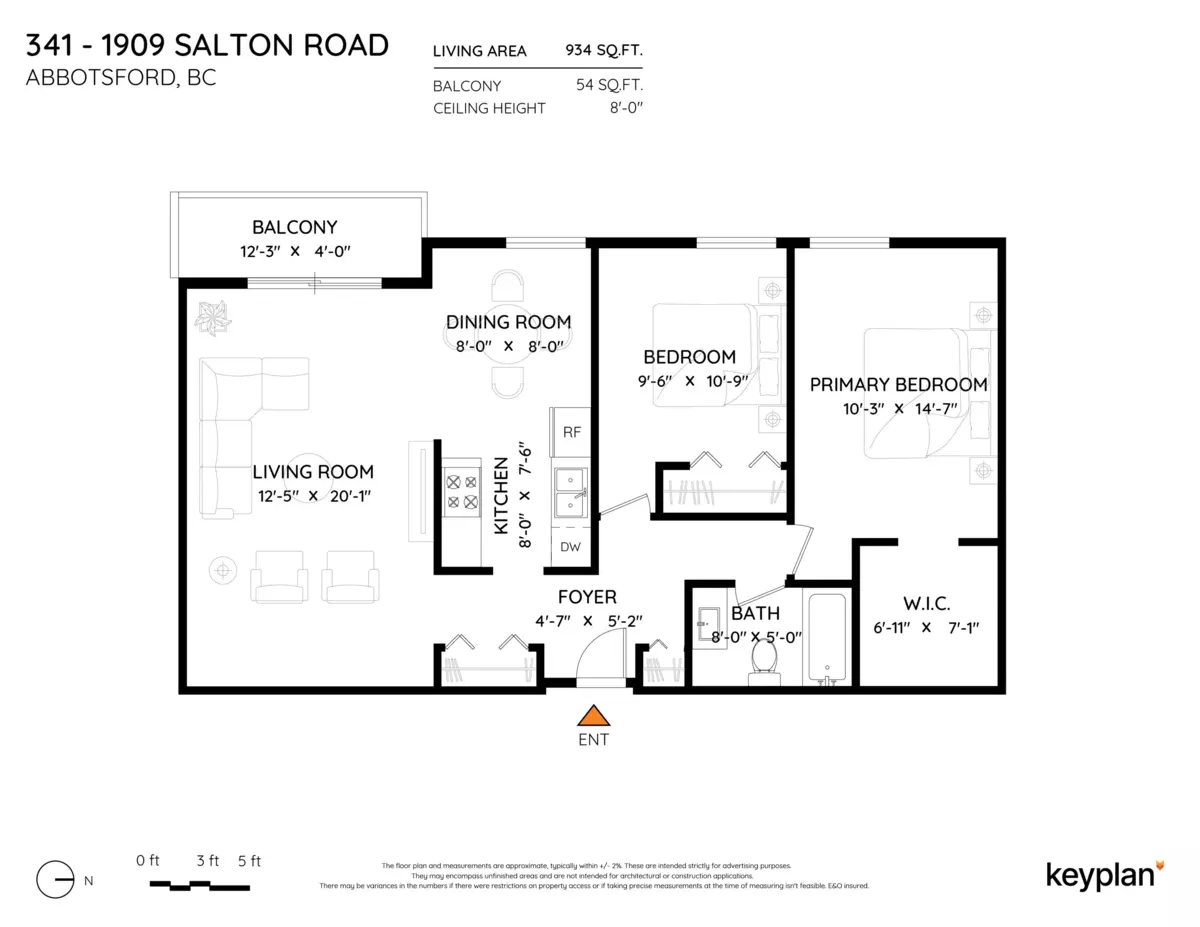 Exterior Rear Photo of 341 1909 Salton Road, Abbotsford, BC