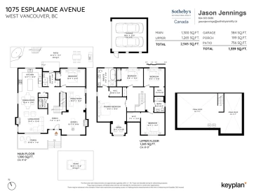 Aerial View of 1075 Esplanade Avenue, West Vancouver, BC