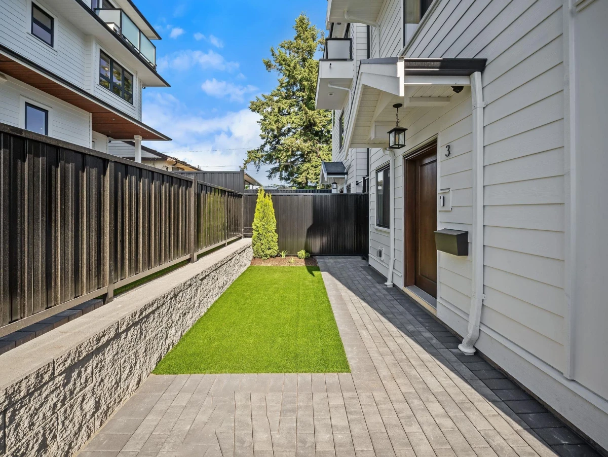Exterior Rear Photo of 3 3786 Peter Street, Burnaby, BC
