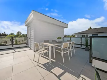 Aerial View of 3 3786 Peter Street, Burnaby, BC