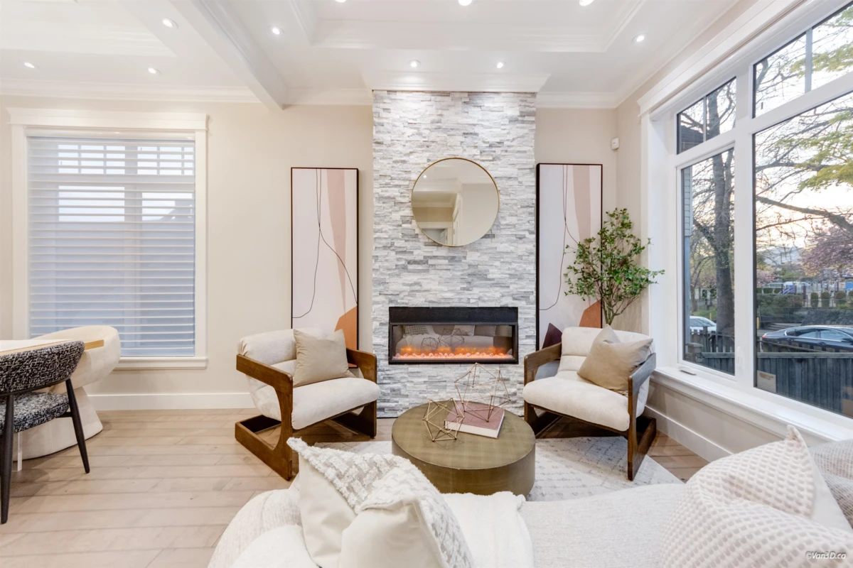Living Room Photo of 3582 Franklin Street, Vancouver, BC