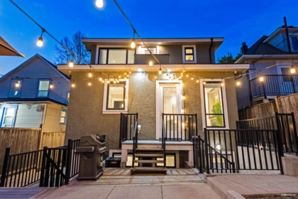 Aerial View of 3582 Franklin Street, Vancouver, BC