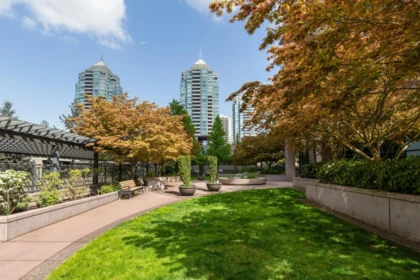 Outdoor Deck Photo of 101 2077 Rosser Avenue, Burnaby, BC