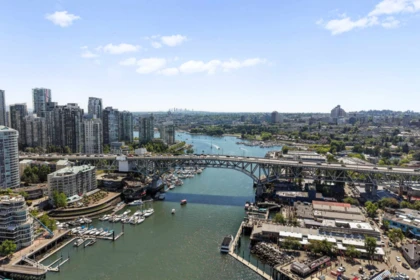 Aerial View of 509 990 Beach Avenue, Vancouver, BC