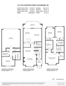 Outdoor Deck Photo of 45 7233 Heather Street, Richmond, BC