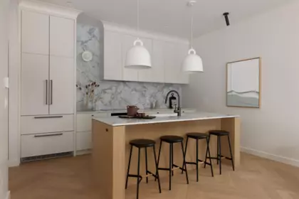 Kitchen Photo of 2 3449 W 22nd Avenue, Vancouver, BC