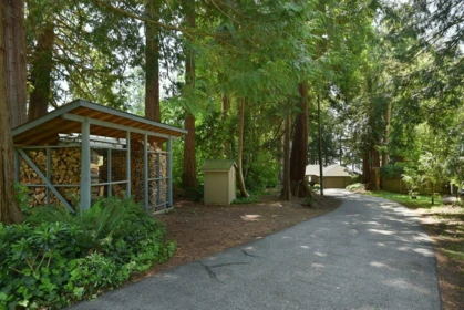 Aerial View of 7647 Eureka Place, Halfmoon Bay, BC