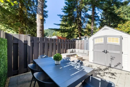 Backyard Photo of 4663 Hoskins Road, North Vancouver, BC