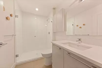 Powder Room Photo of 107 1661 E 2nd Avenue, Vancouver, BC