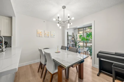 Kitchen Island Photo of 706 867 Hamilton Street, Vancouver, BC