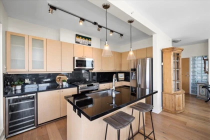 Kitchen Island Photo of PH2 124 W 1st Street, North Vancouver, BC