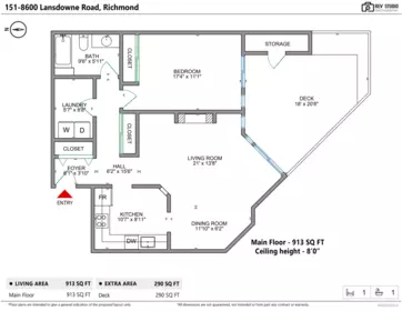 151 8600 Lansdowne Road, Richmond, BC, Richmond — Apartment/Condo for sale
