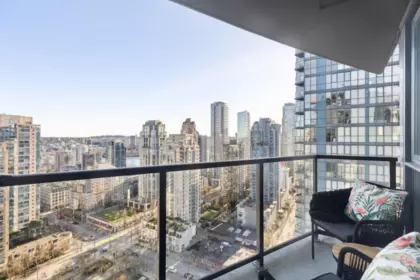 Outdoor Patio Photo of 2406 1155 Seymour Street, Vancouver, BC
