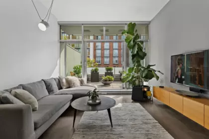 Living Room Photo of 409 53 W Hastings Street, Vancouver, BC