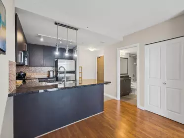 Kitchen Island Photo of 1205 888 Carnarvon Street, New Westminster, BC