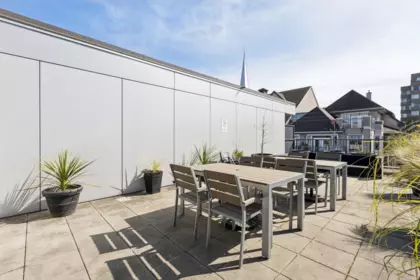 Outdoor Patio Photo of 406 2511 Quebec Street, Vancouver, BC