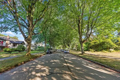 Aerial View of 2621 Cambridge Street, Vancouver, BC