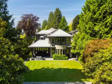 Aerial View of 6448 Macdonald Street, Vancouver, BC