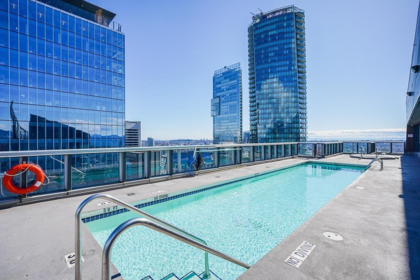 Outdoor Patio Photo of 3501 1189 Melville Street, Vancouver, BC