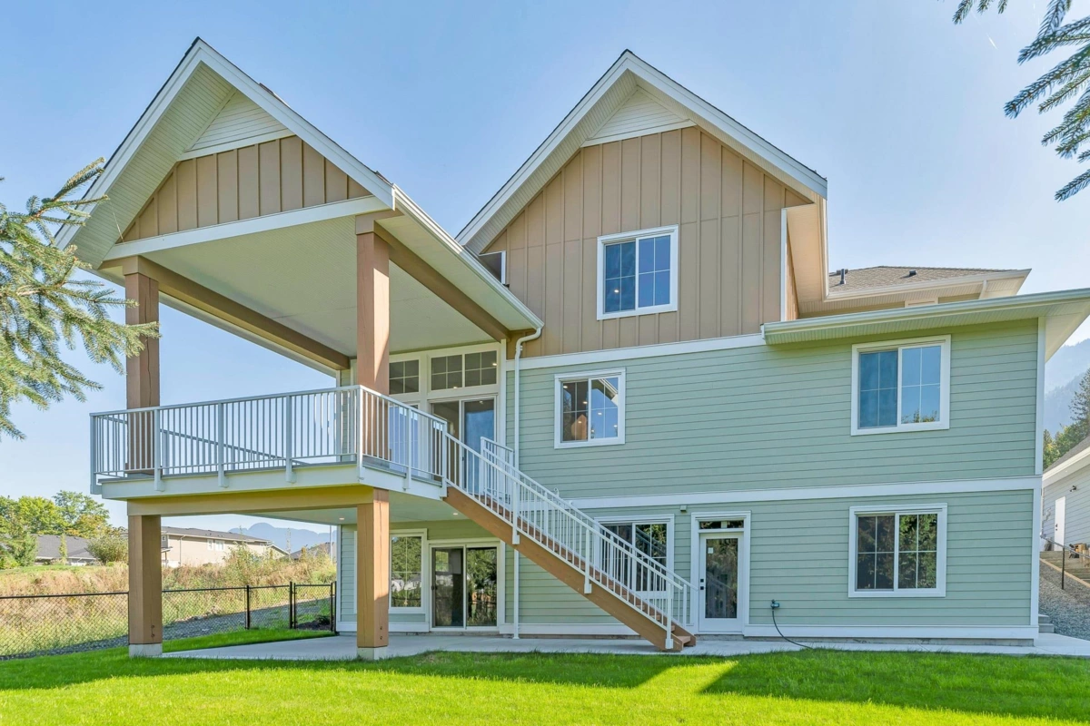 Aerial View of 9997 Magnolia Place, Chilliwack, BC