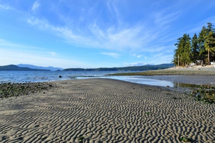 Aerial View of 8429 Redrooffs Road, Halfmoon Bay, BC
