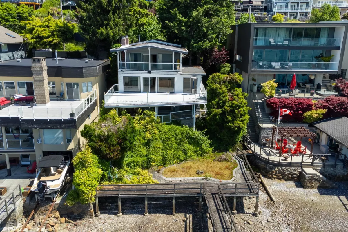 Aerial View of 1208 Alderside Road, Port Moody, BC