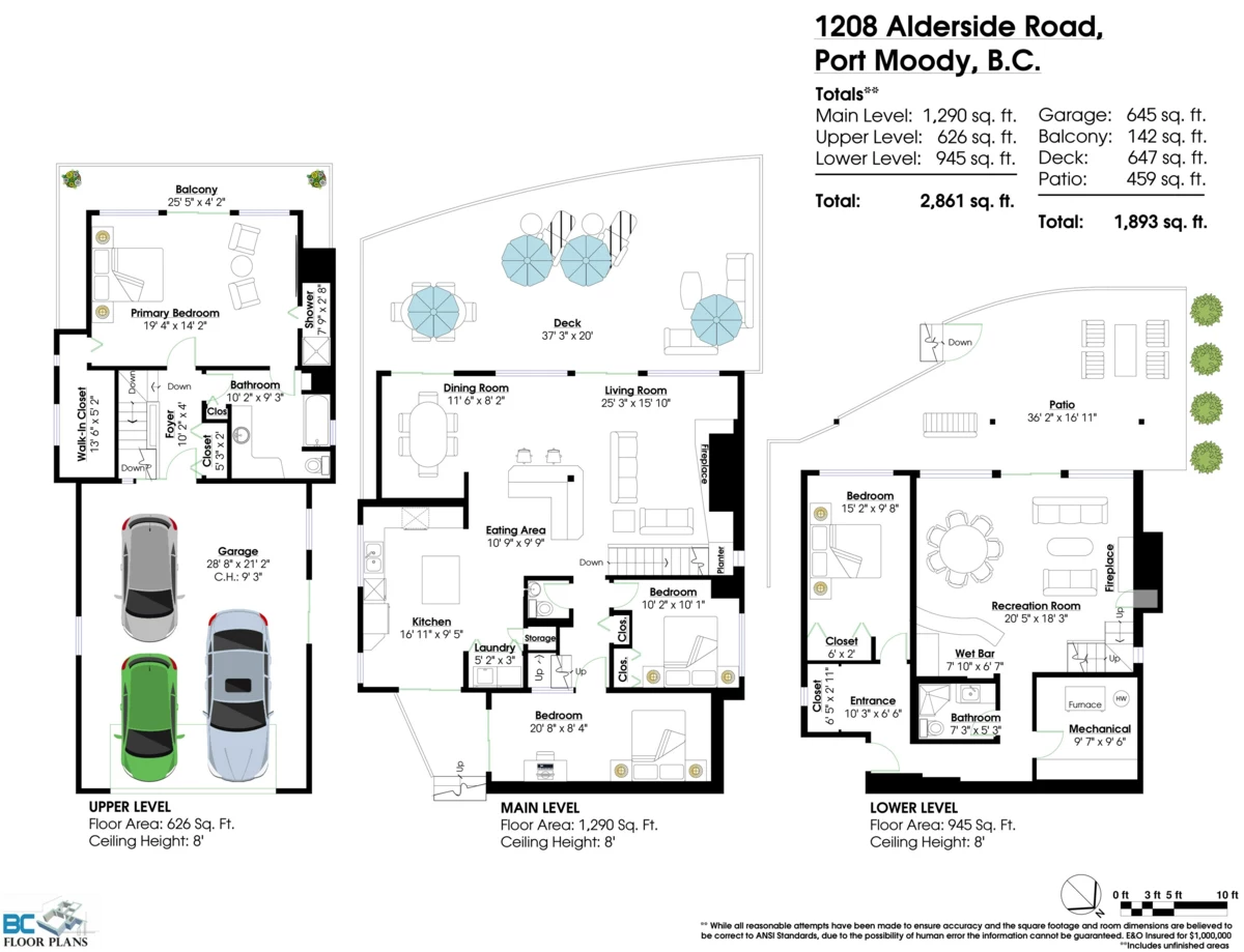 Playground / Recreational Area Near 1208 Alderside Road, Port Moody, BC