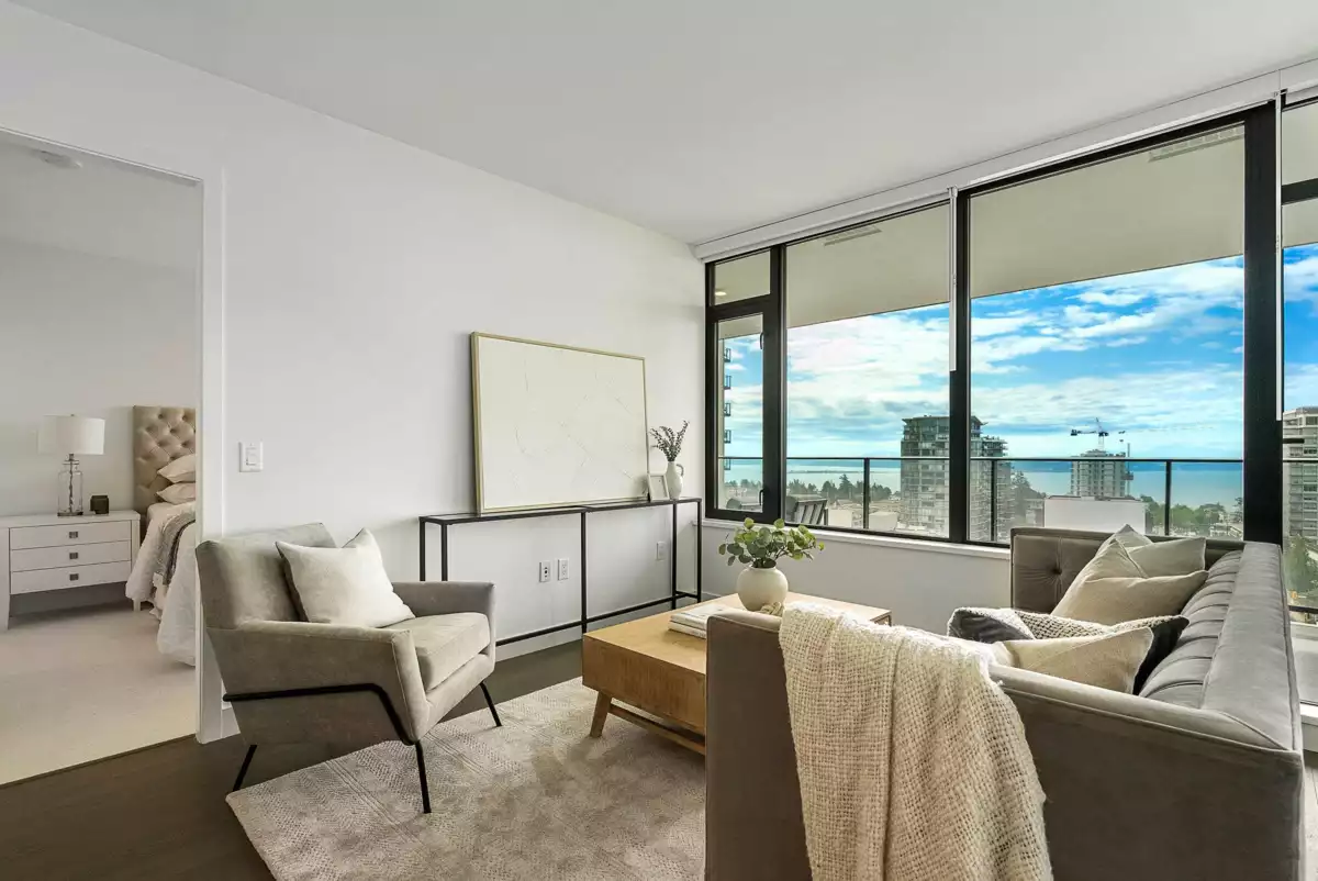 Bedroom 4 Photo of 1108 1588 Johnston Road, White Rock, BC